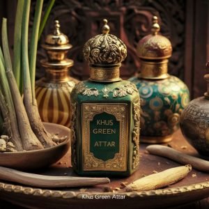 Khus Green Attar/ Natural Perfume - Alcohol Free